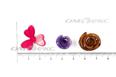 Украшение "Розы малые №1" 20мм - купить в Евпатории. Цена: 32.49 руб.