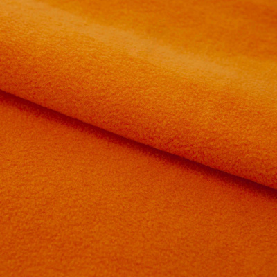 Флис DTY 16-1358, 250 г/м2, шир. 150 см, цвет оранжевый - купить в Евпатории. Цена 640.46 руб.
