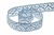 Тесьма кружевная 0621-1346А, шир. 13 мм/уп. 20+/-1 м, цвет 132-голубой - купить в Евпатории. Цена: 569.26 руб.