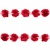 Тесьма плетеная "Рюш", упак. 9,14 м, цвет красный - купить в Евпатории. Цена: 46.82 руб.