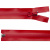 Молния водонепроницаемая PVC Т-7, 60 см, разъемная, цвет (820) красный - купить в Евпатории. Цена: 49.39 руб.