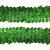 Тесьма с пайетками D4, шир. 30 мм/уп. 25+/-1 м, цвет зелёный - купить в Евпатории. Цена: 1 087.39 руб.
