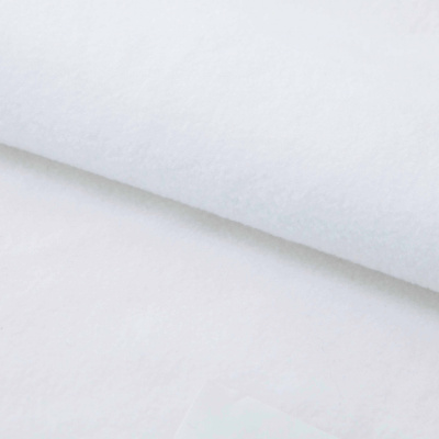 Флис DTY 240 г/м2, White/белый, 150 см (2,77м/кг) - купить в Евпатории. Цена 640.46 руб.