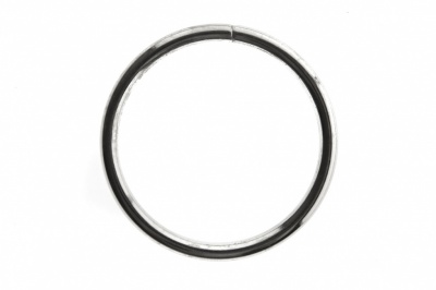 Кольцо металлическое №40 мм, цв.-никель - купить в Евпатории. Цена: 4.45 руб.