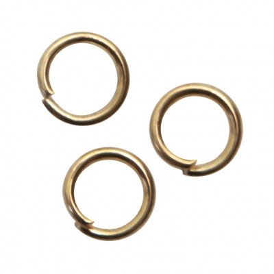 Кольцо  соединительное для бижутерии 5 мм, цв.-золото - купить в Евпатории. Цена: 0.44 руб.
