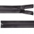 Молния водонепроницаемая PVC Т-7, 60 см, разъемная, цвет (301) т.серый - купить в Евпатории. Цена: 49.39 руб.