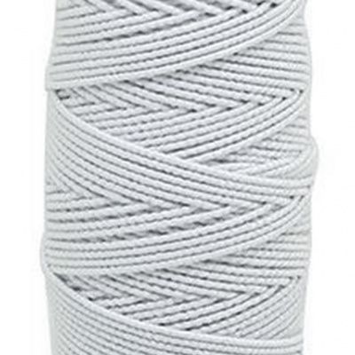 Нитка - резинка Спандекс 25 м (уп-10шт)-белые - купить в Евпатории. Цена: 35.65 руб.