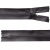 Молния водонепроницаемая PVC Т-7, 20 см, неразъемная, цвет (301)-т.серый - купить в Евпатории. Цена: 21.56 руб.