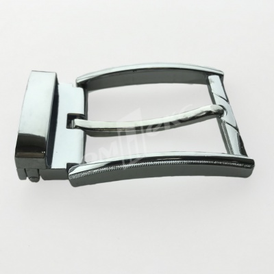 Пряжка металлическая для мужского ремня 845005А#2 (шир.ремня 40 мм), цв.-никель - купить в Евпатории. Цена: 110.29 руб.
