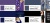 Костюмная ткань "Элис" 18-3921, 200 гр/м2, шир.150см, цвет голубика - купить в Евпатории. Цена 303.10 руб.