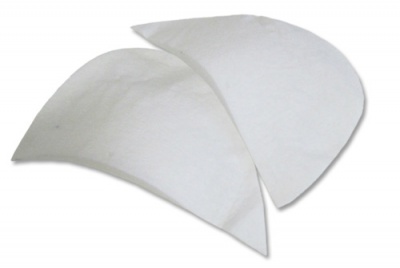 Плечевые накладки И-8 НЦ, составные, цвет белый - купить в Евпатории. Цена: 46.80 руб.