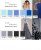 Креп стрейч Амузен 14-4121, 85 гр/м2, шир.150см, цвет голубой - купить в Евпатории. Цена 194.07 руб.