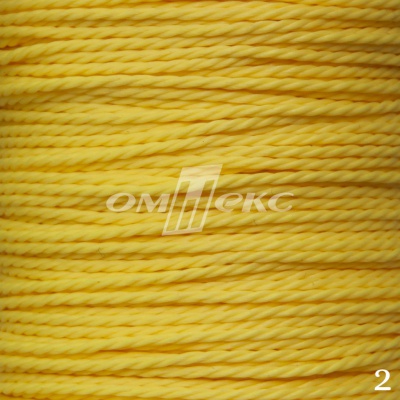 Шнур декоративный плетенный 2мм (15+/-0,5м) ассорти - купить в Евпатории. Цена: 48.06 руб.