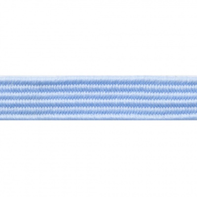 Резиновые нити с текстильным покрытием, шир. 6 мм ( упак.30 м/уп), цв.- 108-голубой - купить в Евпатории. Цена: 155.22 руб.