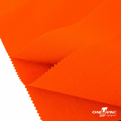 Ткань смесовая для спецодежды "Униформ" 17-1350, 200 гр/м2, шир.150 см, цвет люм.оранжевый - купить в Евпатории. Цена 138.73 руб.
