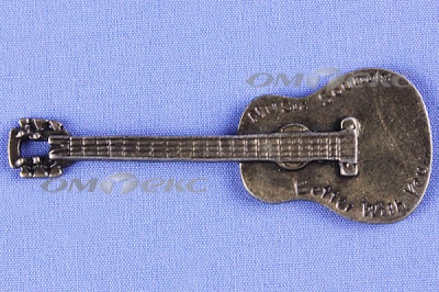Декоративный элемент для творчества из металла "Гитара"  - купить в Евпатории. Цена: 19.99 руб.