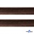 Кант атласный 074, шир. 12 мм (в упак. 65,8 м), цвет коричневый - купить в Евпатории. Цена: 237.16 руб.