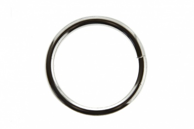Кольцо металлическое d-3 х 32 мм, цв.-никель - купить в Евпатории. Цена: 3.92 руб.