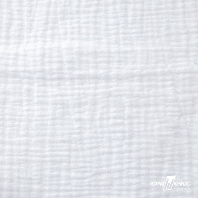 Ткань Муслин, 100% хлопок, 125 гр/м2, шир. 140 см #201 цв.(2)-белый - купить в Евпатории. Цена 464.97 руб.