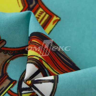 Плательная ткань "Фламенко" 16.2, 80 гр/м2, шир.150 см, принт этнический - купить в Евпатории. Цена 241.49 руб.