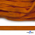 Шнур плетеный (плоский) d-12 мм, (уп.90+/-1м), 100% полиэстер, цв.267 - оранжевый - купить в Евпатории. Цена: 8.71 руб.