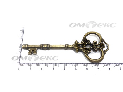 Декоративный элемент для творчества из металла "Ключ"8,5 см  - купить в Евпатории. Цена: 26.66 руб.