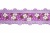 Тесьма декоративная 0385-6169, шир. 25 мм/уп. 22,8+/-1 м, цвет 01-фиолетовый - купить в Евпатории. Цена: 387.43 руб.