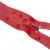 Молния водонепроницаемая PVC Т-7, 20 см, неразъемная, цвет (820)-красный - купить в Евпатории. Цена: 21.56 руб.