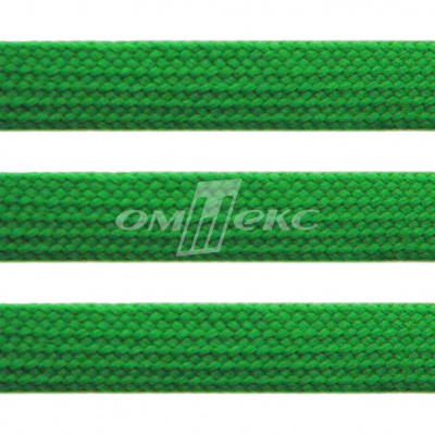 Шнур 15мм плоский (100+/-1м) №16 зеленый - купить в Евпатории. Цена: 10.21 руб.