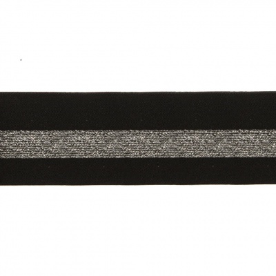 #2/6-Лента эластичная вязаная с рисунком шир.52 мм (45,7+/-0,5 м/бобина) - купить в Евпатории. Цена: 69.33 руб.