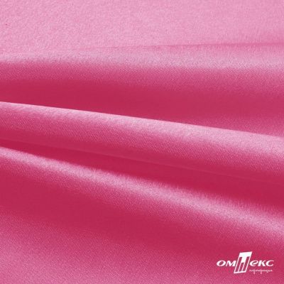 Поли креп-сатин 15-2215, 125 (+/-5) гр/м2, шир.150см, цвет розовый - купить в Евпатории. Цена 157.15 руб.