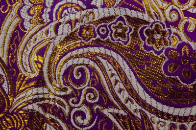 Ткань костюмная жаккард №9, 140 гр/м2, шир.150см, цвет фиолет - купить в Евпатории. Цена 387.20 руб.