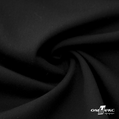 Ткань костюмная "Эльза" 80% P, 16% R, 4% S, 160 г/м2, шир.150 см, цв-черный #1 - купить в Евпатории. Цена 332.71 руб.