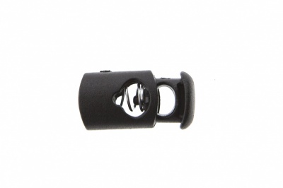 8021 Фиксатор пластиковый "Цилиндр", 20х10 мм, цвет чёрный - купить в Евпатории. Цена: 1.29 руб.