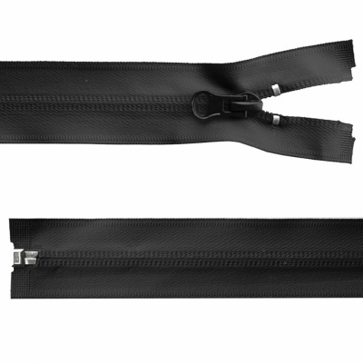 Молния водонепроницаемая PVC Т-7, 100 см, разъемная, цвет чёрный - купить в Евпатории. Цена: 61.89 руб.