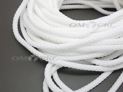 Шнур 1с35 4 мм крупное плетение 200 м белый - купить в Евпатории. Цена: 1.10 руб.