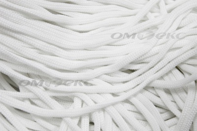 Шнур Т-02 (4с2) мелкое плетение 4мм 100 м белый - купить в Евпатории. Цена: 2.50 руб.