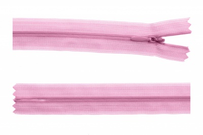 Молния потайная Т3 513, 50 см, капрон, цвет св.розовый - купить в Евпатории. Цена: 8.62 руб.