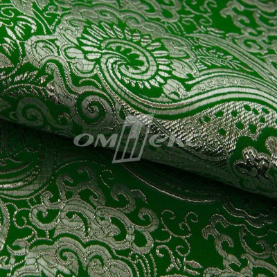 Ткань костюмная жаккард №4, 140 гр/м2, шир.150см, цвет зелёный - купить в Евпатории. Цена 383.29 руб.