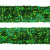 Тесьма с пайетками D4, шир. 20 мм/уп. 25+/-1 м, цвет зелёный - купить в Евпатории. Цена: 778.19 руб.