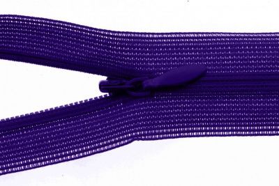 Молния потайная Т3 866, 50 см, капрон, цвет фиолетовый - купить в Евпатории. Цена: 8.62 руб.