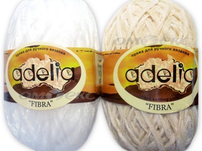 Пряжа Adelia "Fibra", полиэстер 100%, 50 гр/200 м - купить в Евпатории. Цена: 34.67 руб.