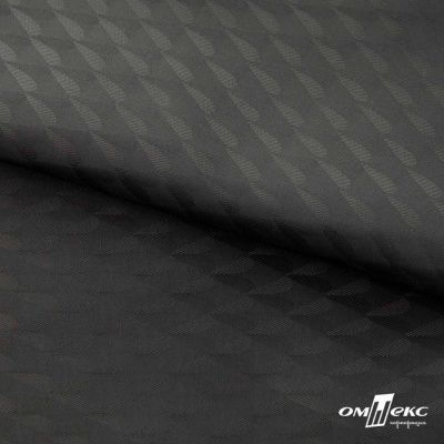 Ткань подкладочная Жаккард PV2416932, 93г/м2, 145 см,черный - купить в Евпатории. Цена 241.46 руб.