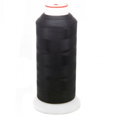 Нитки текстурированные некручёные, намот. 5 000 м, цвет чёрный - купить в Евпатории. Цена: 70.43 руб.
