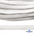Шнур плетеный d-8 мм плоский, 70% хлопок 30% полиэстер, уп.85+/-1 м, цв.1018-белый - купить в Евпатории. Цена: 735 руб.