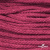 Шнур плетеный d-6 мм, 70% хлопок 30% полиэстер, уп.90+/-1 м, цв.1068-фуксия - купить в Евпатории. Цена: 588 руб.