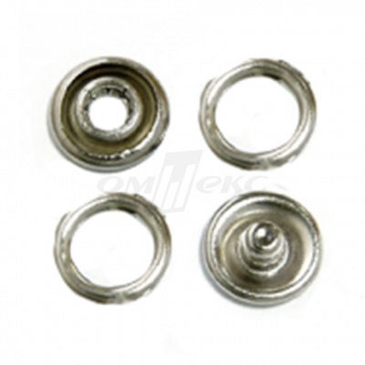 Кнопки рубашечные 10,5 мм никель New Star (кольцо) - купить в Евпатории. Цена: 5.80 руб.