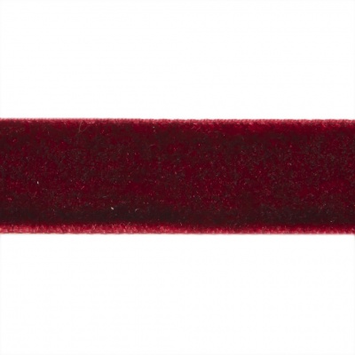 Лента бархатная нейлон, шир.12 мм, (упак. 45,7м), цв.240-бордо - купить в Евпатории. Цена: 396 руб.