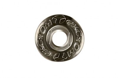 Кнопка металлическая "Альфа" с пружиной, 15 мм (уп. 720+/-20 шт), цвет никель - купить в Евпатории. Цена: 1 466.73 руб.