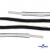 Шнурки #4-27, круглые 130 см, двухцветные (черно/белый) - купить в Евпатории. Цена: 47.04 руб.
